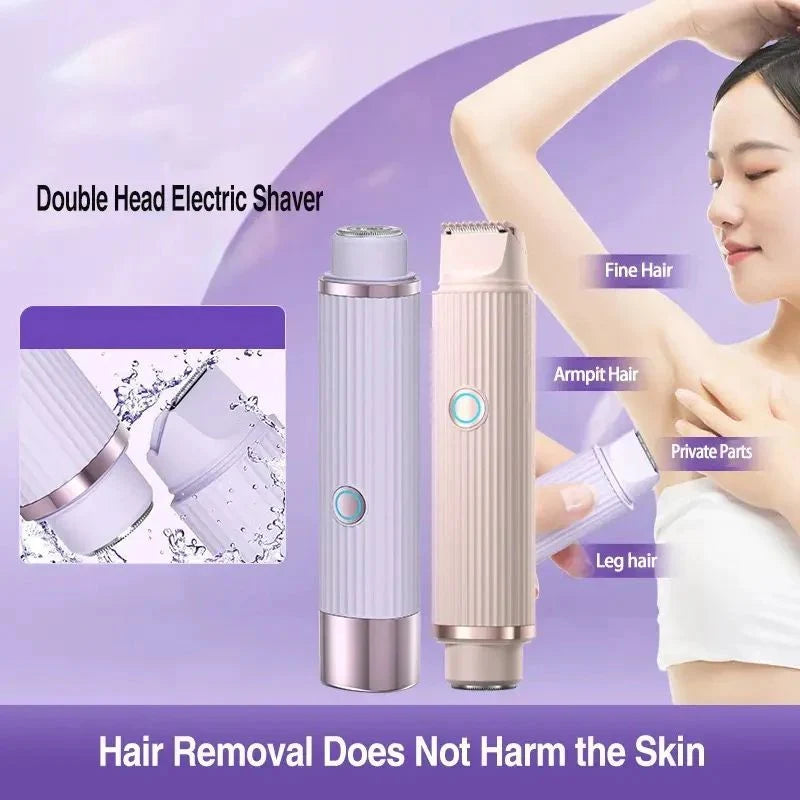 Double Head Electric Shaver - Waterproof Electric Shaver