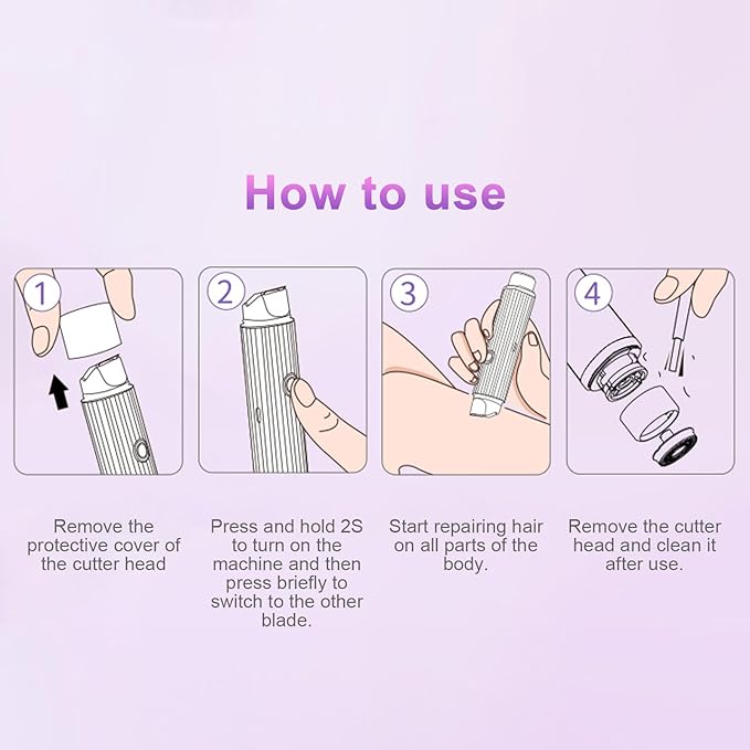 Double Head Electric Shaver - Waterproof Electric Shaver