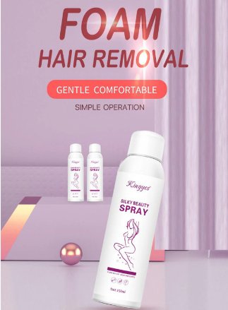 Silky Beauty Hair Spray-Now Remove Hairs with Painfree Mode